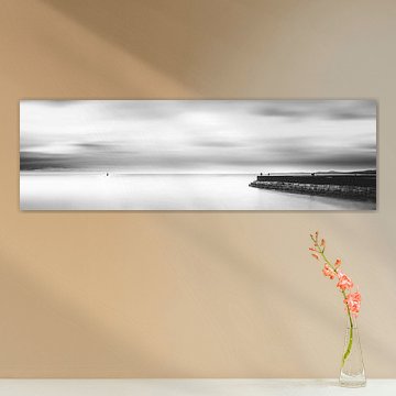 Ogden Point Breakwater Victoria BC. Panorama