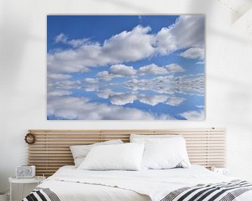 Een blauwe lucht gevuld met wolken van Claude Laprise