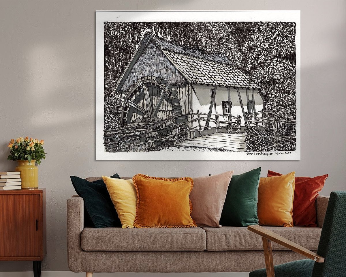 Example of the artwork in a room