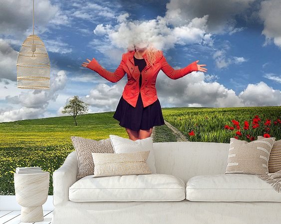 Example of the artwork in a room