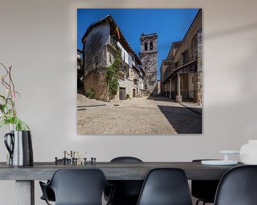 Oude kerk in Mogarraz Spanje van Joost Adriaanse