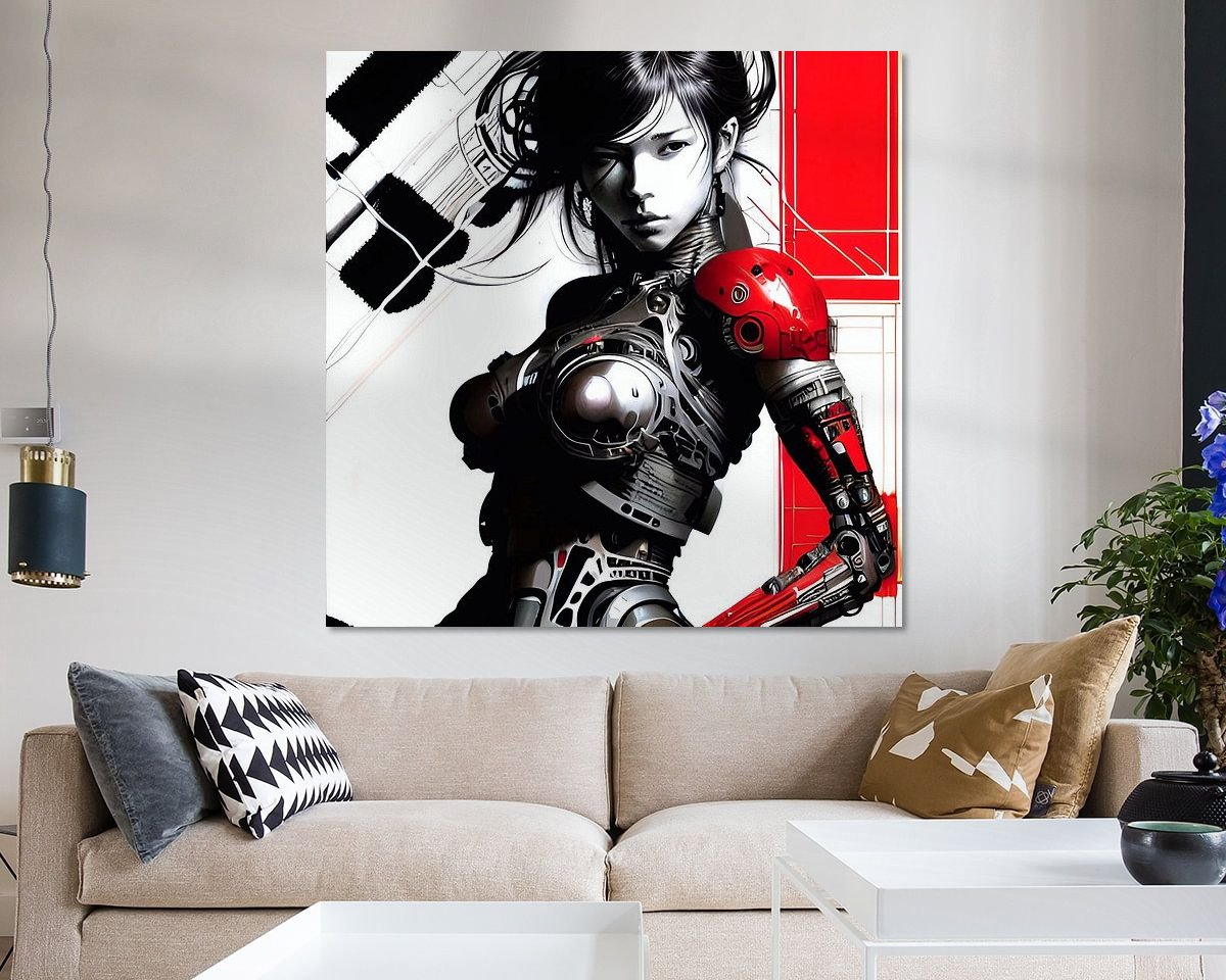 Example of the artwork in a room