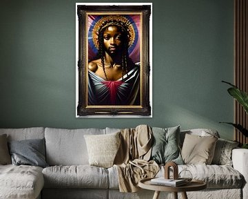 BLACK JESUS von The Art of Mark Fischer