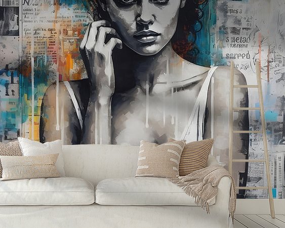Example of the artwork in a room