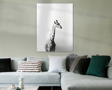 Girafe majestueuse sur Eva Lee