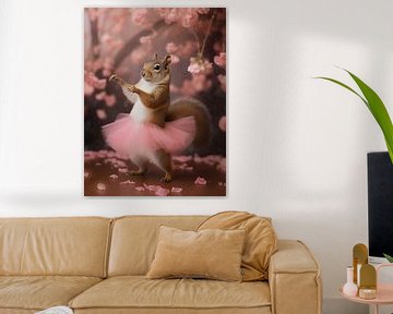 ballerina squirrel by Wendy Verlaan