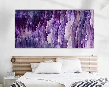 Purple waves van Niek Traas