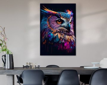 Colourful owl by drdigitaldesign