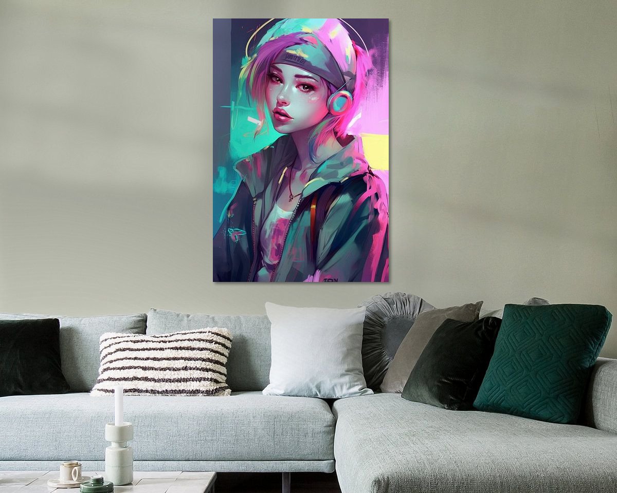 Example of the artwork in a room