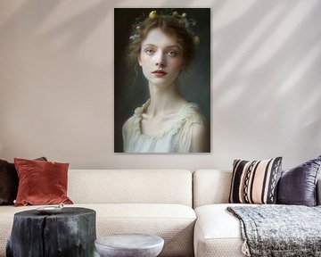 Romantisch portret "Eva" van Studio Allee