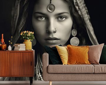 Fine art portrait "Berber girl" by Carla Van Iersel