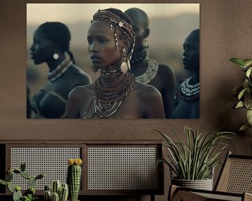 Portretten uit Afrika van Carla Van Iersel
