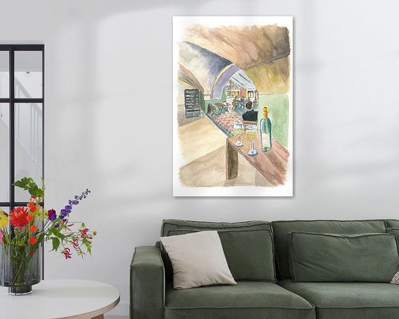 Example of the artwork in a room