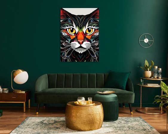 Example of the artwork in a room