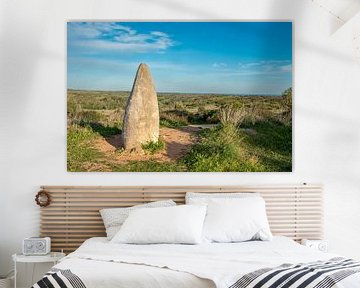 Lonely menhir in the landscape by Detlef Hansmann Photography