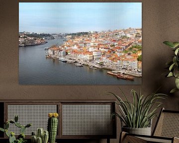 Porto met haven en oude stad van Detlef Hansmann Photography