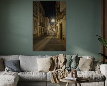 La nuit dans les ruelles d'Evora sur Detlef Hansmann Photography