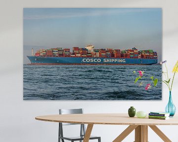 COSCO Shipping containerschip Denali. van Jaap van den Berg