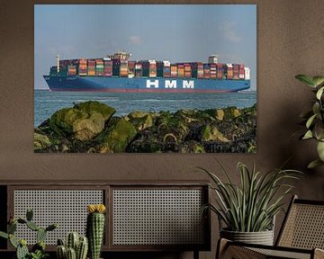 HMM container ship Hamburg. by Jaap van den Berg