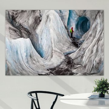 Gletscherwanderung, Island von Martijn Smeets