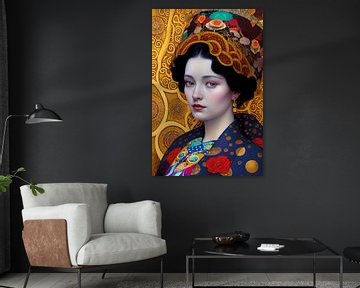 1. Orientalische Prinzessin, digital painting von Mariëlle Knops, Digital Art