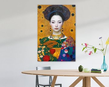 2. Orientalische Prinzessin, digitale Malerei von Mariëlle Knops, Digital Art