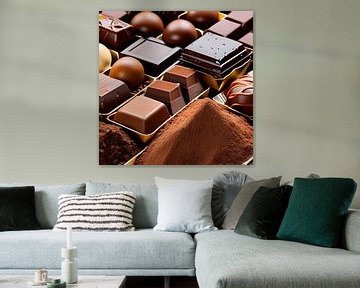 Schokoladensorten - Kaffeehausausstattung von Heike Hultsch