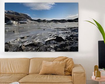 Fjallsarlon ice floe lake Iceland