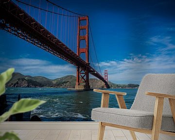 Golden Gate Bridge - Landscape van Bart van Vliet