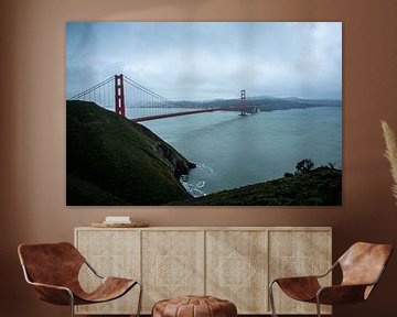 Golden Gate Bridge - overview van Bart van Vliet