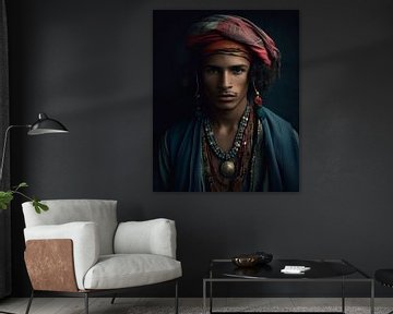 Fine art portrait "Berber" by Carla Van Iersel