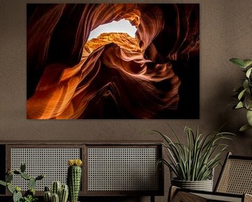 Antelope Canyon - Durchsichtig von Bart van Vliet
