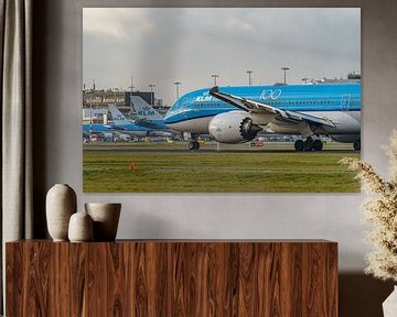 KLM Boeing 787-9 "Mimosa" (PH-BHG). van Jaap van den Berg
