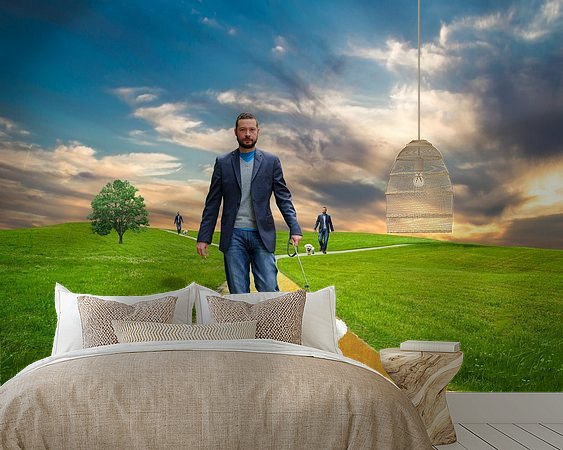 Example of the artwork in a room