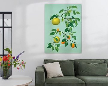 Pommes et oranges sur Artclaud