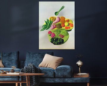 Surrealistisch fruit en groente van YesItsArt