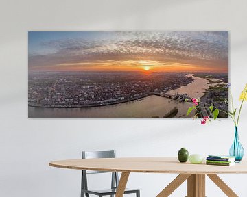  Kampen sur l'IJssel lors d'un coucher de soleil printanier sur Sjoerd van der Wal Photographie