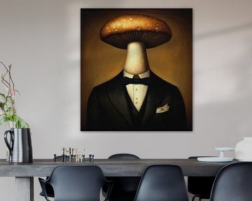 Sir Mushroom by Gisela- Art for You