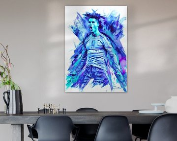 Cristiano Ronaldo Wpap Pop Art van Janur Art