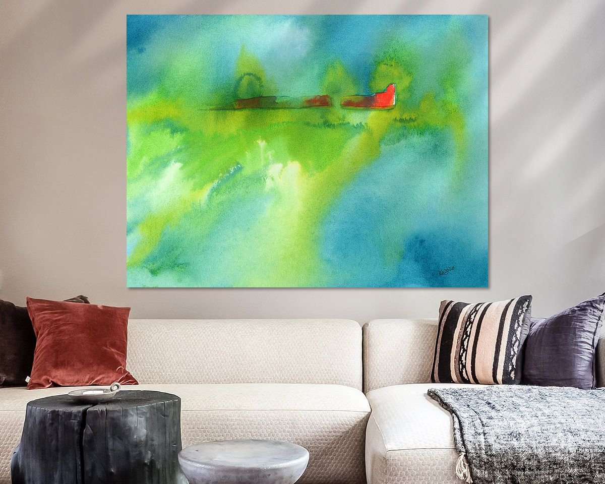 Example of the artwork in a room