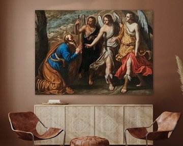 Abraham en de drie engelen, Artemisia Gentileschi, Onofrio Palumbo