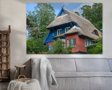 Thatched house on the Baltic Sea by t.ART