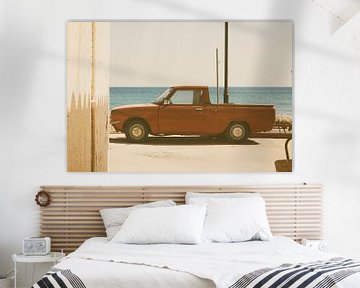 Red pickup_from the series_ Tinseltown van Pascale Hustings