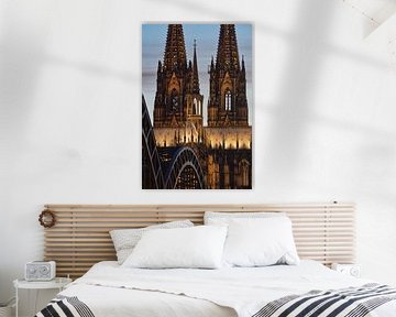 Kölner Dom mit neuer LED Beleuchtung von Walter G. Allgöwer