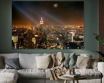Empire State Building bij nacht - New York City