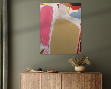 Kleurrijk modern abstract van Studio Allee