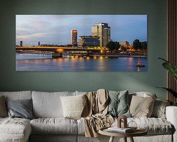 Le pont Deutzer à Cologne sur Walter G. Allgöwer