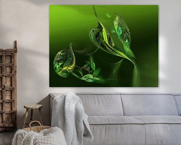 Tulpen abstract van Marlies Odehnal