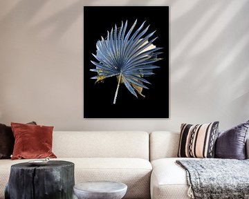 Gold & Blue - on Black von Marja van den Hurk