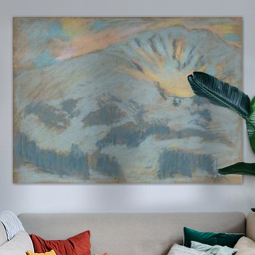 Winter in de Hoge Tatra (1927) van Zoltán Palugyay